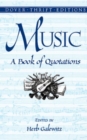 Image for Music : A Book of Quotations