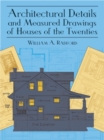 Image for Architectural details and measured drawings of houses for the twenties