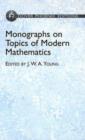 Image for Monographs on Topics of Modern Math