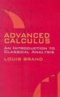 Image for Advanced Calculus : An Introduction to Classical Analysis