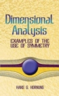 Image for Dimensional Analysis : Examples of the Use of Symmetry