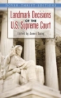 Image for Landmark Decisions of the U.S. Supreme Court