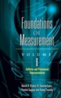 Image for Foundations of measurementVolume I,: Additive and polynomial representations