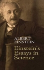 Image for Einstein&#39;s essays in science