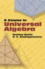 Image for Course in Universal Algebra