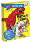 Image for Dinosaurs and Sharks 3-D Coloring Box