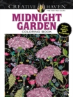 Image for Creative Haven Midnight Garden Coloring Book : Heart &amp; Flower Designs with a Dramatic Black Background