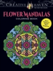 Image for Creative Haven Flower Mandalas Coloring Book : Stunning Designs on a Dramatic Black Background