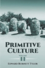 Image for Primitive Culture, Volume II