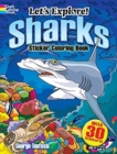 Image for Let&#39;s Explore! Sharks Sticker Coloring Book