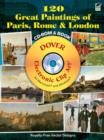 Image for 120 Great Paintings of Paris, Rome &amp; London