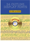 Image for 24 Outline Display Fonts CD-ROM and Book
