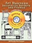 Image for Art nouveau decorative borders and frames  : CD-ROM &amp; book
