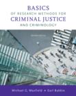 Image for Basics of Research Methods for Criminal Justice and Criminology
