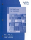 Image for Activities Manual for Sonnabend&#39;s Mathematics for Elementary Teachers,  4th