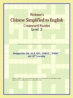 Image for Webster&#39;s Chinese Simplified to English Crossword Puzzles : Level 2