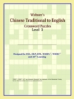 Image for Webster&#39;s Chinese Traditional to English Crossword Puzzles : Level 3