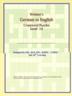 Image for Webster&#39;s German to English Crossword Puzzles