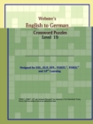 Image for Webster&#39;s English to German Crossword Puzzles : Level 19