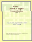 Image for Webster&#39;s German to English Crossword Puzzles : Level 7