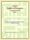 Image for Webster&#39;s English to Portuguese Crossword Puzzles : Level 1