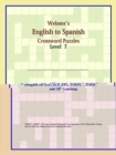 Image for Webster&#39;s English to Spanish Crossword Puzzles : Level 7