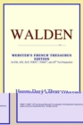 Image for Walden (Webster&#39;s French Thesaurus Edition)