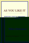 Image for As You Like It (Webster&#39;s French Thesaurus Edition)