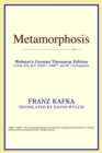 Image for Metamorphosis (Webster&#39;s German Thesaurus Edition)