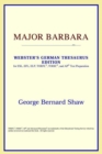 Image for Major Barbara (Webster&#39;s German Thesaurus Edition)
