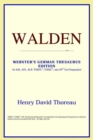 Image for Walden (Webster&#39;s German Thesaurus Edition)