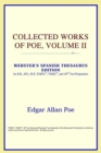 Image for Collected Works of Poe, Volume II (Webster&#39;s Spanish Thesaurus Edition)