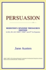 Image for Persuasion (Webster&#39;s Spanish Thesaurus Edition)