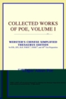 Image for Collected Works of Poe, Volume I (Webster&#39;s Chinese-Simplified Thesaurus Edition)