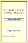 Image for Collected Works of Poe, Volume V (Webster&#39;s Chinese-Simplified Thesaurus Edition)