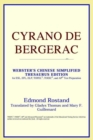 Image for Cyrano de Bergerac (Webster&#39;s Chinese-Simplified Thesaurus Edition)