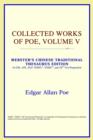 Image for Collected Works of Poe, Volume V (Webster&#39;s Chinese-Traditional Thesaurus Edition)