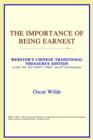 Image for The Importance of Being Earnest (Webster&#39;s Chinese-Traditional Thesaurus Edition)