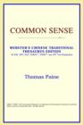 Image for Common Sense (Webster&#39;s Chinese-Traditional Thesaurus Edition)
