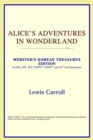 Image for Alice&#39;s Adventures in Wonderland (Webster&#39;s Korean Thesaurus Edition)