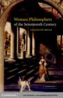 Image for Women philosophers of the seventeenth century