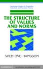 Image for The structure of values and norms