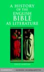 Image for A history of the English Bible as literature
