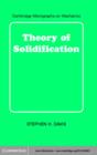 Image for Theory of solidification