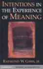 Image for Intentions in the experience of meaning