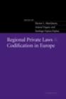 Image for Regional private laws and codification in Europe