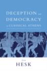 Image for Deception and democracy in classical Athens