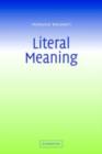 Image for Literal meaning