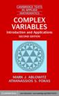 Image for Complex variables: introduction and applications