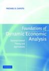 Image for Foundations of dynamic economic analysis: optimal control theory and applications